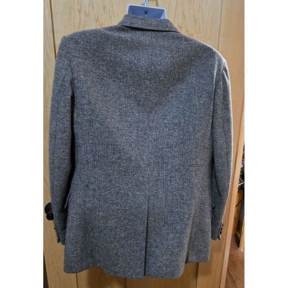 Vintage Kupp Mens Wool Blazer With Two-Button Closure & Pockets - Picture 5 of 9